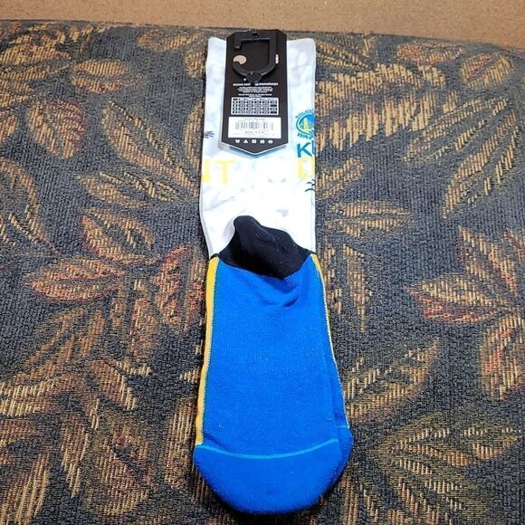 Kevin Durant Golden State Warriors Stance Men's Big Head Crew Novelty Socks- NWT - Picture 5 of 6
